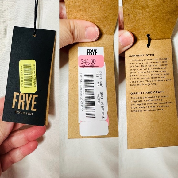 Frye Veronica Cropped Skinny Jeans NEW Size 29 - Picture 7 of 9